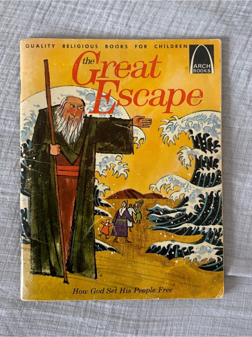 The Great Escape Vintage Religious Childrens Book 1966 God Jesus Exodus 3:1 Arch